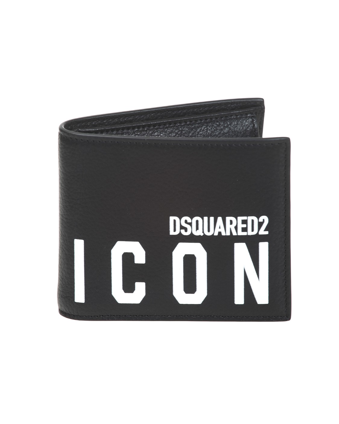 shop DSQUARED2  Portafoglio: DSQUARED2 portafoglio in pelle.
Lettering intern "DSQUARED2"
Multi pocket.
Stampa lettering "DSQUARED2 ICON" sul davanti.
Dimensioni: 11 cm X 9 cm.
Composizione: 100% pelle.
Made in Italy.. WAM0015 12903205-M063 number 2477179